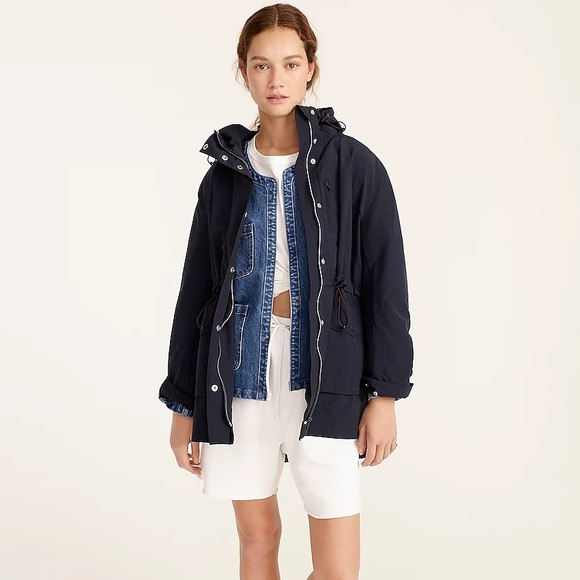 J. Crew Jackets & Blazers - J. Crew Perfect Lightweight Navy Blue Jacket sz M
